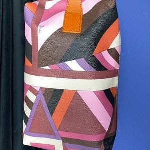 Vintage authentic Emilio Pucci leather pouch